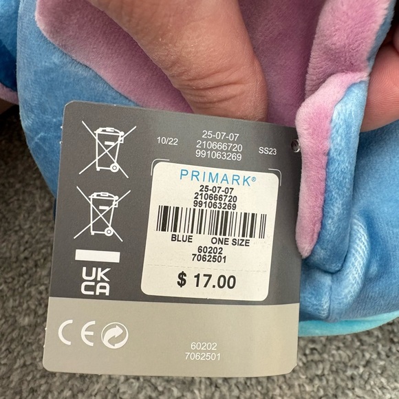 Disney NWT Primark Tsum Tsum Stitch Plush heart on belly - Picture 6 of 10